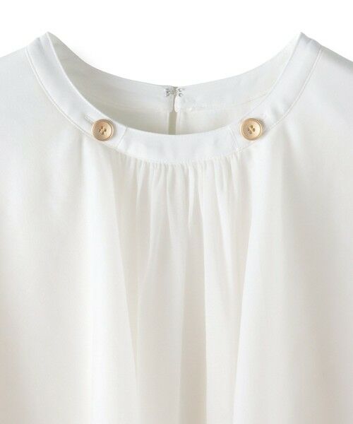 Viaggio Blu / ビアッジョブルー カットソー | シフォンケーププルオーバー≪洗濯機で洗える≫ | 詳細9