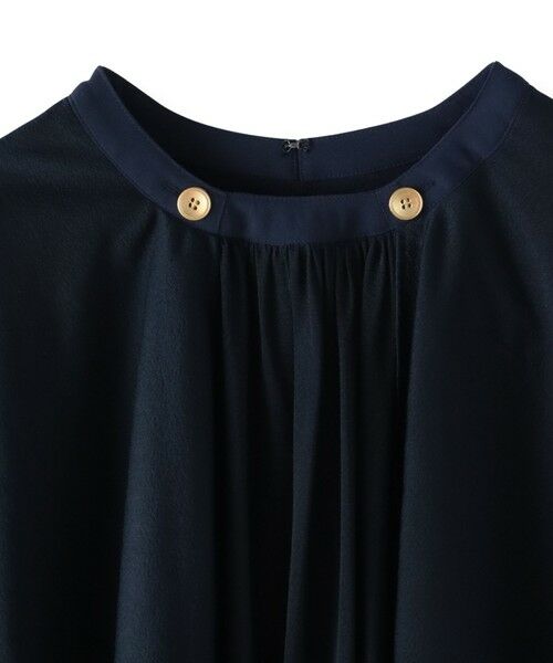 Viaggio Blu / ビアッジョブルー カットソー | シフォンケーププルオーバー≪洗濯機で洗える≫ | 詳細10