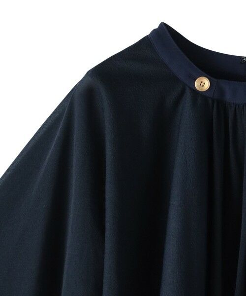 Viaggio Blu / ビアッジョブルー カットソー | シフォンケーププルオーバー≪洗濯機で洗える≫ | 詳細11