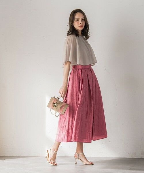 Viaggio Blu / ビアッジョブルー カットソー | シフォンケーププルオーバー≪洗濯機で洗える≫ | 詳細23