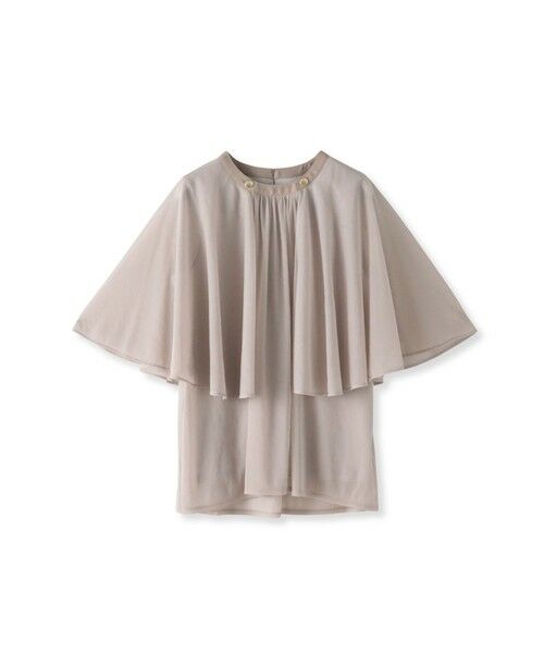 Viaggio Blu / ビアッジョブルー カットソー | シフォンケーププルオーバー≪洗濯機で洗える≫ | 詳細24