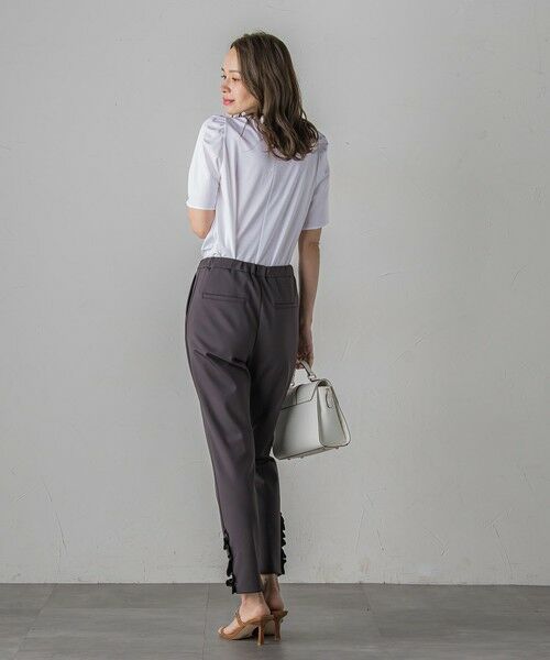 Viaggio Blu / ビアッジョブルー カットソー | LADY&HORSEスカーフ付きカットソー≪洗濯機で洗える≫ | 詳細4