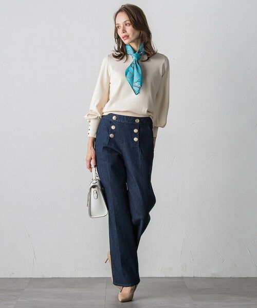 Viaggio Blu / ビアッジョブルー デニムパンツ | マリンデニムパンツ≪洗濯機で洗える≫ | 詳細2