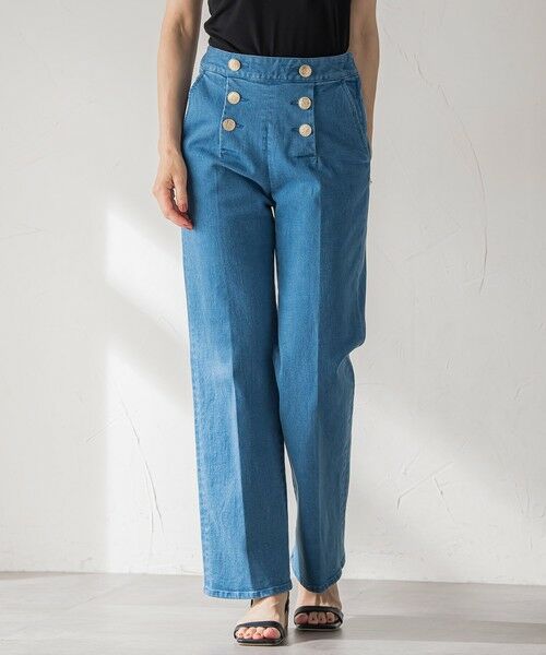 Viaggio Blu / ビアッジョブルー デニムパンツ | マリンデニムパンツ≪洗濯機で洗える≫ | 詳細17