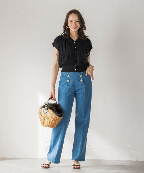 Viaggio Blu / ビアッジョブルー デニムパンツ | マリンデニムパンツ≪洗濯機で洗える≫ | 詳細20