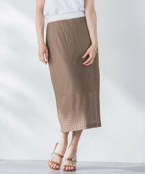 Viaggio Blu / ビアッジョブルー ミニ・ひざ丈スカート | バルファスレーススカート≪手洗い可能≫ | 詳細20