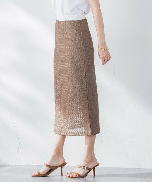 Viaggio Blu / ビアッジョブルー ミニ・ひざ丈スカート | バルファスレーススカート≪手洗い可能≫ | 詳細21