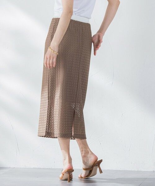 Viaggio Blu / ビアッジョブルー ミニ・ひざ丈スカート | バルファスレーススカート≪手洗い可能≫ | 詳細22