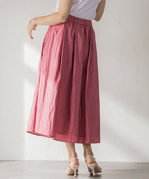 Viaggio Blu / ビアッジョブルー ミニ・ひざ丈スカート | ポコポコナイロンヴィンテージスカート≪洗濯機で洗える≫ | 詳細18