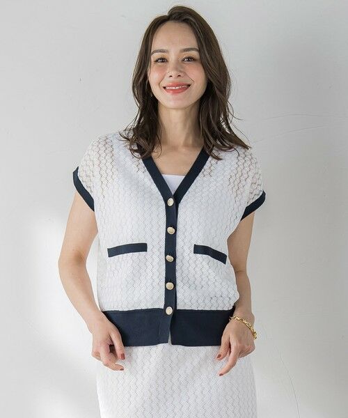 Viaggio blu ♡ビアッジョブルーショートコートオフホワイトファー ファー付き2wayショートダウン | Viaggio Blu (Women