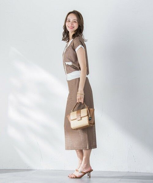 Viaggio Blu / ビアッジョブルー ニット・セーター | バルファスレースカーディガン≪手洗い可能≫ | 詳細19