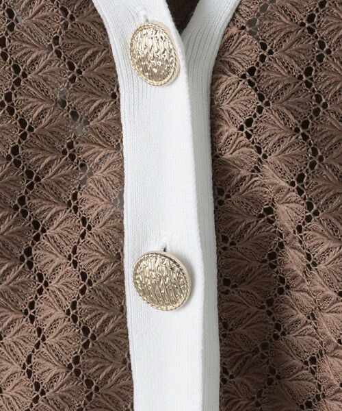 Viaggio Blu / ビアッジョブルー ニット・セーター | バルファスレースカーディガン≪手洗い可能≫ | 詳細25