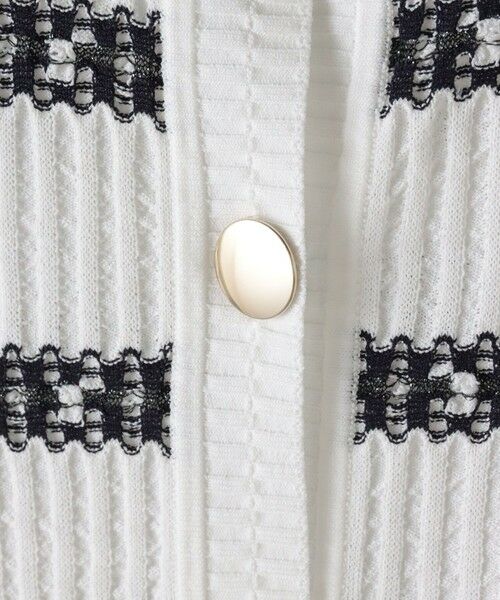 Viaggio Blu / ビアッジョブルー カーディガン・ボレロ | ジャガードボーダーニットカーディガン | 詳細2