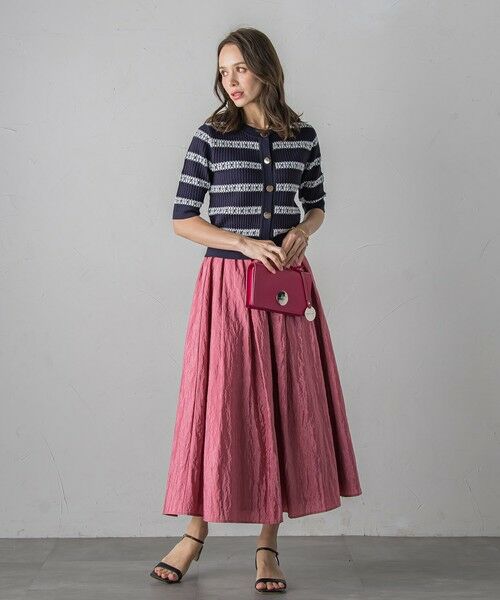 Viaggio Blu / ビアッジョブルー カーディガン・ボレロ | ジャガードボーダーニットカーディガン | 詳細30