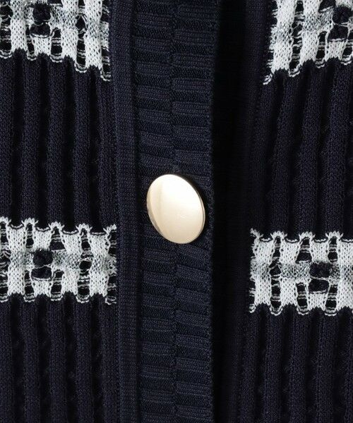 Viaggio Blu / ビアッジョブルー カーディガン・ボレロ | ジャガードボーダーニットカーディガン | 詳細22