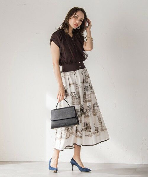 Viaggio Blu / ビアッジョブルー カーディガン・ボレロ | チュールレイヤードニットカーディガン≪手洗い可能≫ | 詳細19