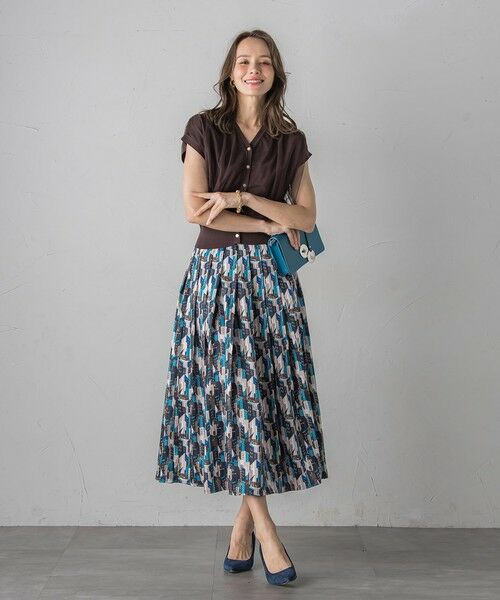 Viaggio Blu / ビアッジョブルー カーディガン・ボレロ | チュールレイヤードニットカーディガン≪手洗い可能≫ | 詳細23