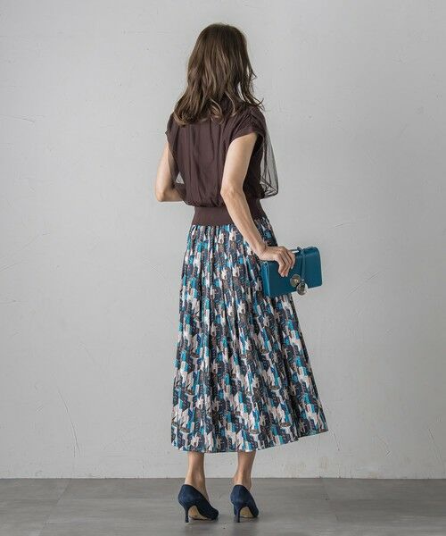 Viaggio Blu / ビアッジョブルー カーディガン・ボレロ | チュールレイヤードニットカーディガン≪手洗い可能≫ | 詳細25