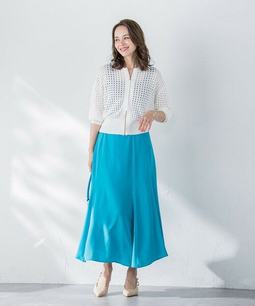 Viaggio Blu / ビアッジョブルー カーディガン・ボレロ | メッシュニットカーディガン≪手洗い可能≫ | 詳細10