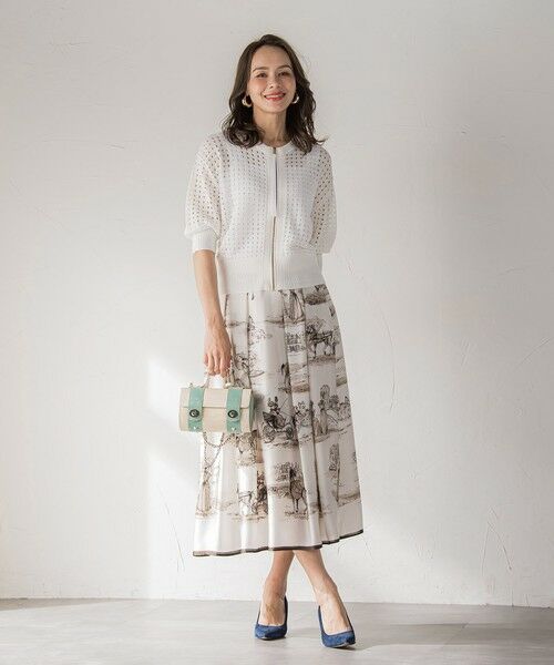 Viaggio Blu / ビアッジョブルー カーディガン・ボレロ | メッシュニットカーディガン≪手洗い可能≫ | 詳細3