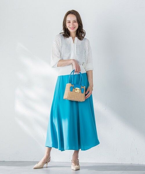 Viaggio Blu / ビアッジョブルー カーディガン・ボレロ | メッシュニットカーディガン≪手洗い可能≫ | 詳細9