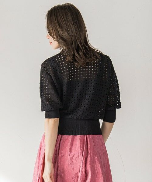 Viaggio Blu / ビアッジョブルー カーディガン・ボレロ | メッシュニットカーディガン≪手洗い可能≫ | 詳細12