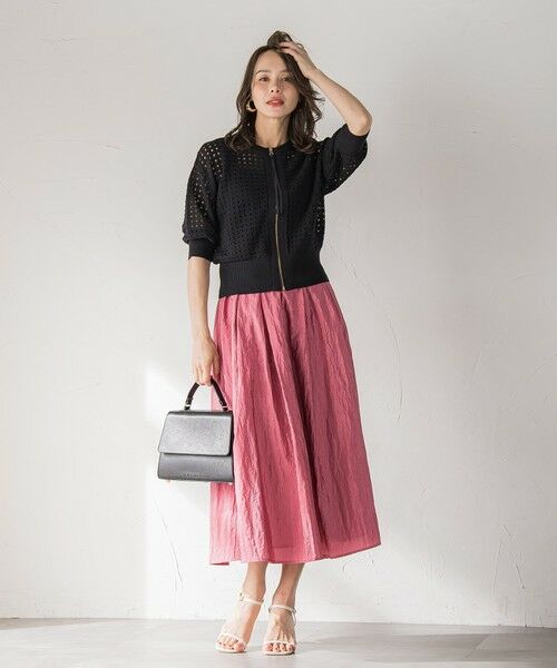 Viaggio Blu / ビアッジョブルー カーディガン・ボレロ | メッシュニットカーディガン≪手洗い可能≫ | 詳細15