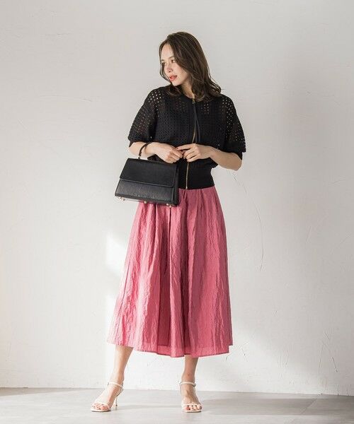 Viaggio Blu / ビアッジョブルー カーディガン・ボレロ | メッシュニットカーディガン≪手洗い可能≫ | 詳細17