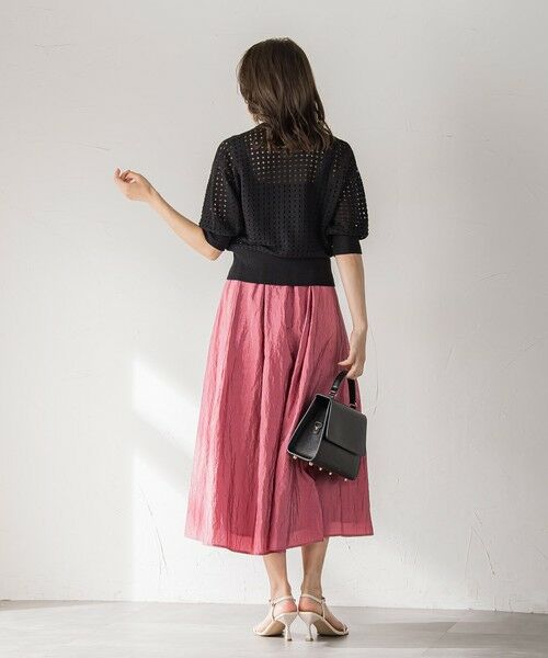 Viaggio Blu / ビアッジョブルー カーディガン・ボレロ | メッシュニットカーディガン≪手洗い可能≫ | 詳細19