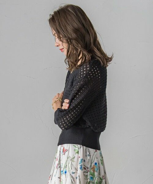 Viaggio Blu / ビアッジョブルー カーディガン・ボレロ | メッシュニットカーディガン≪手洗い可能≫ | 詳細21