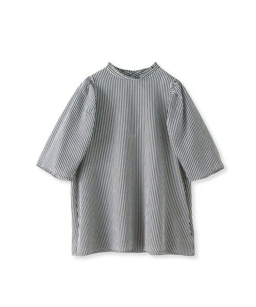 Viaggio Blu / ビアッジョブルー シャツ・ブラウス | プチスタンドサッカーブラウス≪手洗い可能≫ | 詳細13