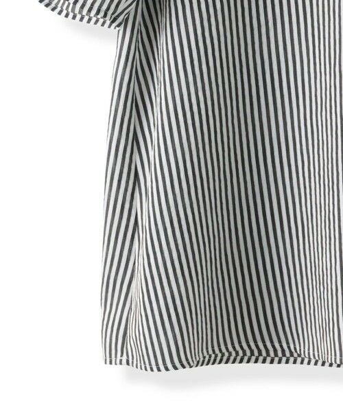 Viaggio Blu / ビアッジョブルー シャツ・ブラウス | プチスタンドサッカーブラウス≪手洗い可能≫ | 詳細17