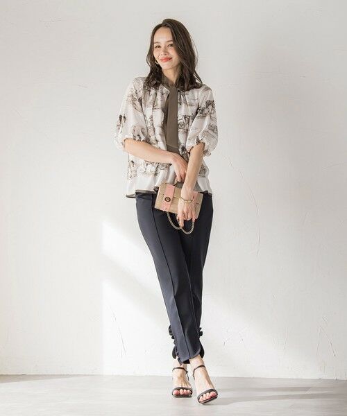Viaggio Blu / ビアッジョブルー シャツ・ブラウス | LADY&HORSEプリントブラウス≪洗濯機で洗える≫ | 詳細6