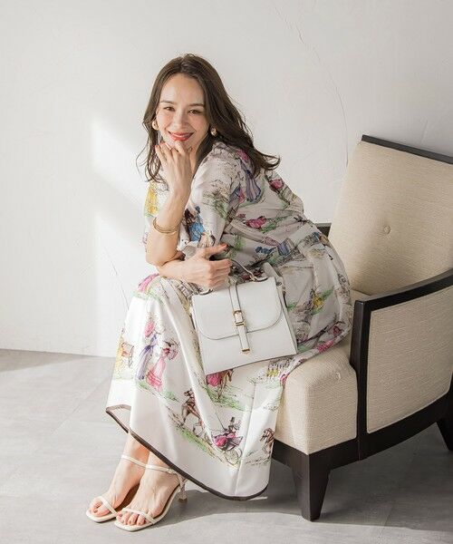 Viaggio Blu / ビアッジョブルー シャツ・ブラウス | LADY&HORSEプリントブラウス≪洗濯機で洗える≫ | 詳細11