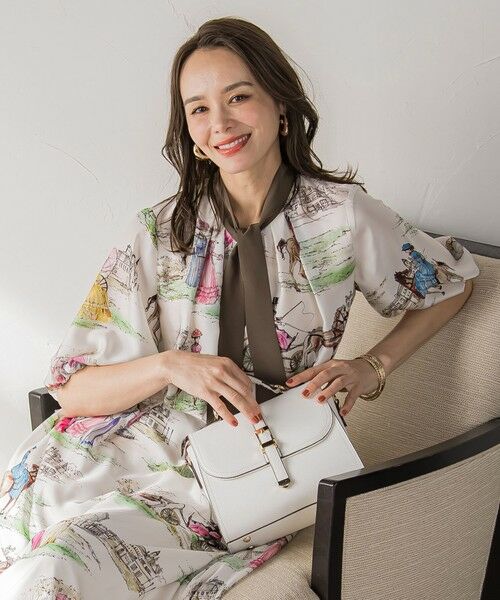 Viaggio Blu / ビアッジョブルー シャツ・ブラウス | LADY&HORSEプリントブラウス≪洗濯機で洗える≫ | 詳細12