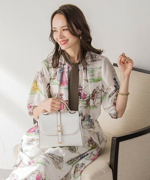 Viaggio Blu / ビアッジョブルー シャツ・ブラウス | LADY&HORSEプリントブラウス≪洗濯機で洗える≫ | 詳細13