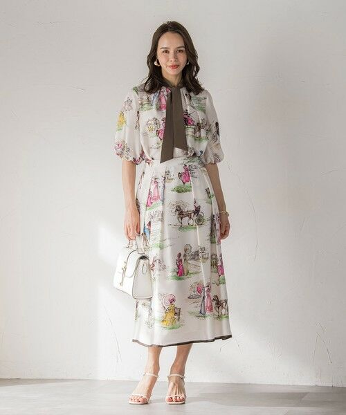 Viaggio Blu / ビアッジョブルー シャツ・ブラウス | LADY&HORSEプリントブラウス≪洗濯機で洗える≫ | 詳細16