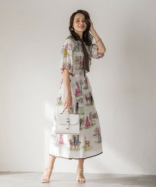 Viaggio Blu / ビアッジョブルー シャツ・ブラウス | LADY&HORSEプリントブラウス≪洗濯機で洗える≫ | 詳細18