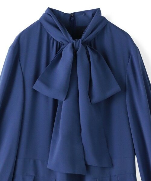 Viaggio Blu / ビアッジョブルー ロング・マキシ丈ワンピース | ボウタイワンピース≪手洗い可能≫ | 詳細26