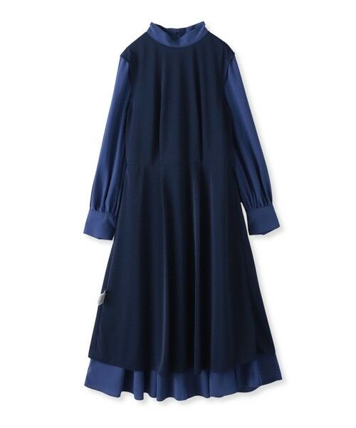 Viaggio Blu / ビアッジョブルー ロング・マキシ丈ワンピース | ボウタイワンピース≪手洗い可能≫ | 詳細27