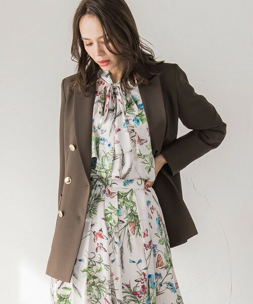 Viaggio Blu / ビアッジョブルー テーラードジャケット | ツイルダブルブレストジャケット | 詳細2