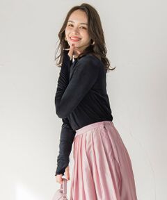 Viaggio Blu / ビアッジョブルー カットソー | シアーベロアカットソー≪手洗い可能≫