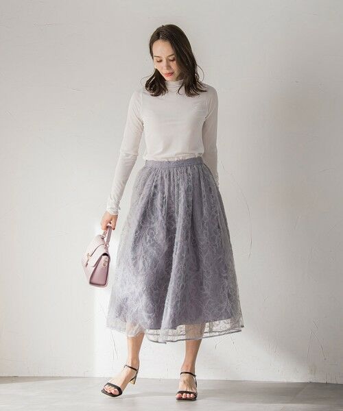 Viaggio Blu / ビアッジョブルー カットソー | シアーベロアカットソー≪手洗い可能≫ | 詳細3