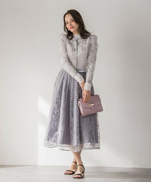 Viaggio Blu / ビアッジョブルー カットソー | シアーベロアカットソー≪手洗い可能≫ | 詳細6