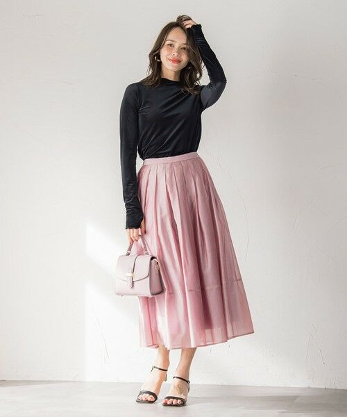 Viaggio Blu / ビアッジョブルー カットソー | シアーベロアカットソー≪手洗い可能≫ | 詳細14