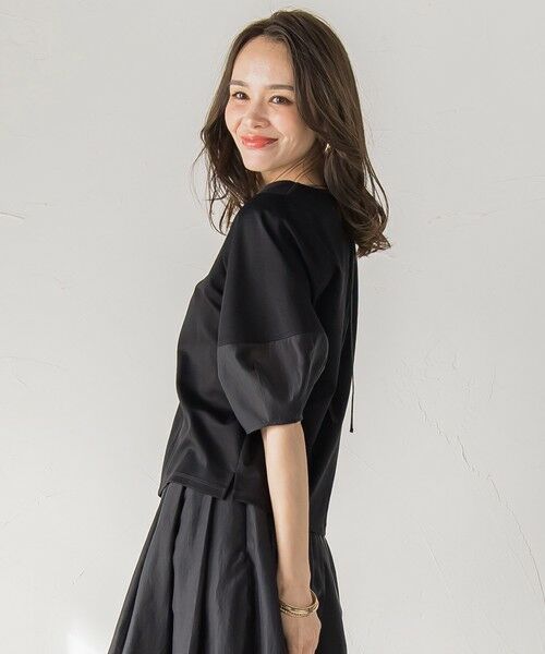 Viaggio Blu / ビアッジョブルー カットソー | シアードッキングポンチカットソー≪洗濯機で洗える≫ | 詳細2