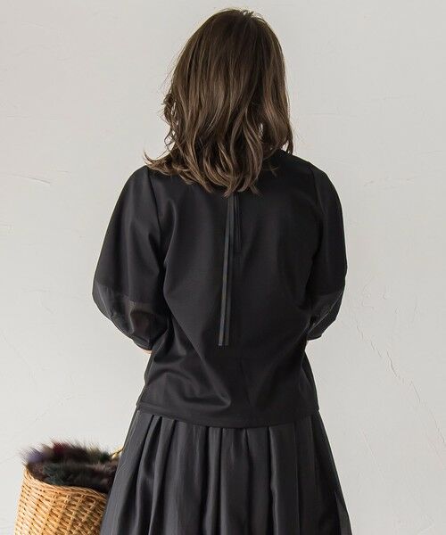 Viaggio Blu / ビアッジョブルー カットソー | シアードッキングポンチカットソー≪洗濯機で洗える≫ | 詳細3