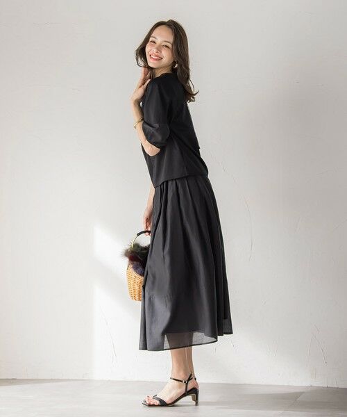 Viaggio Blu / ビアッジョブルー カットソー | シアードッキングポンチカットソー≪洗濯機で洗える≫ | 詳細5