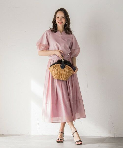 Viaggio Blu / ビアッジョブルー カットソー | シアードッキングポンチカットソー≪洗濯機で洗える≫ | 詳細13