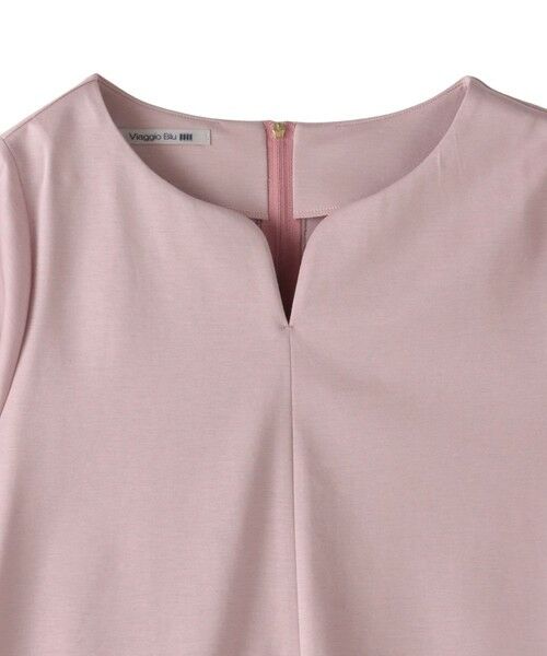 Viaggio Blu / ビアッジョブルー カットソー | シアードッキングポンチカットソー≪洗濯機で洗える≫ | 詳細15